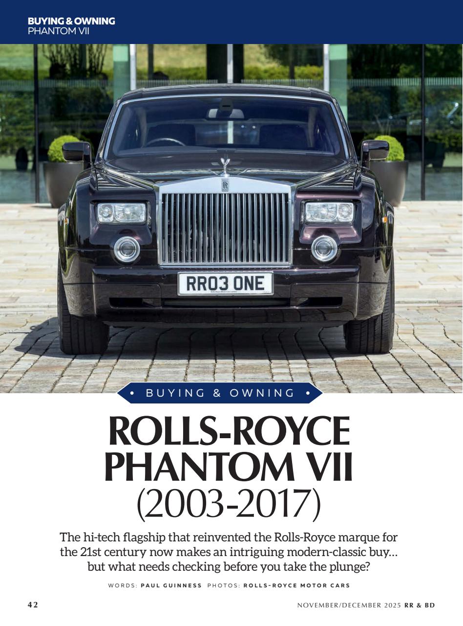 Rolls-Royce & Bentley Driver Preview Pages