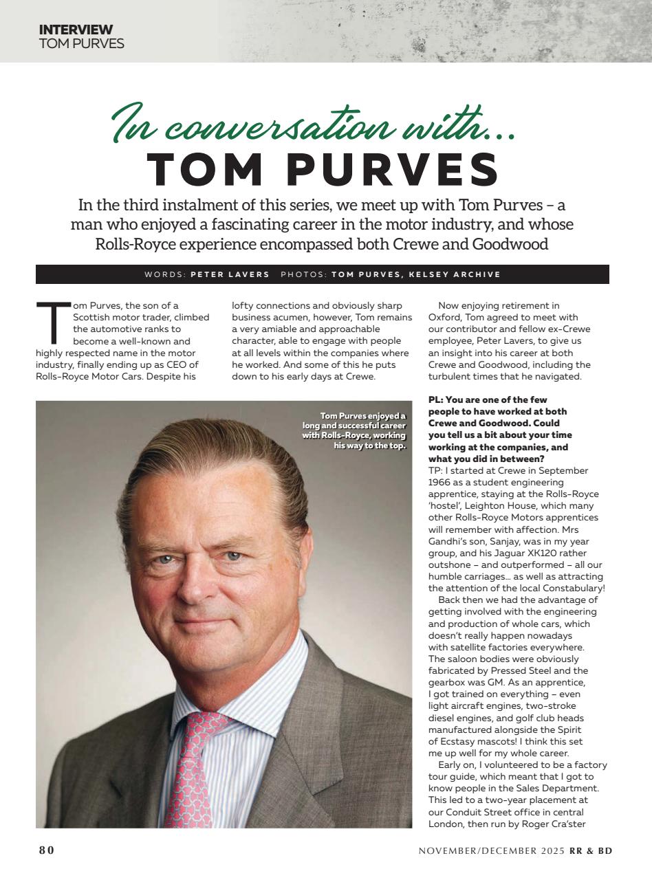 Rolls-Royce & Bentley Driver Preview Pages