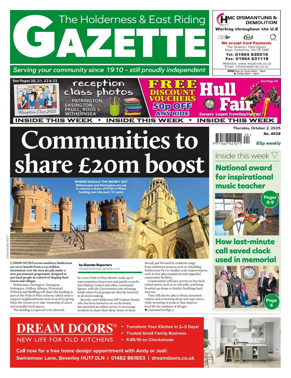 The Holderness & Hornsea Gazette Preview Pages