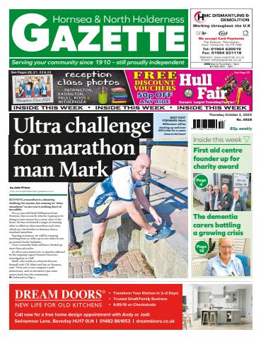 Hornsea Gazette October 2, 2025 issue Hornsea Gazette October 2, 2025