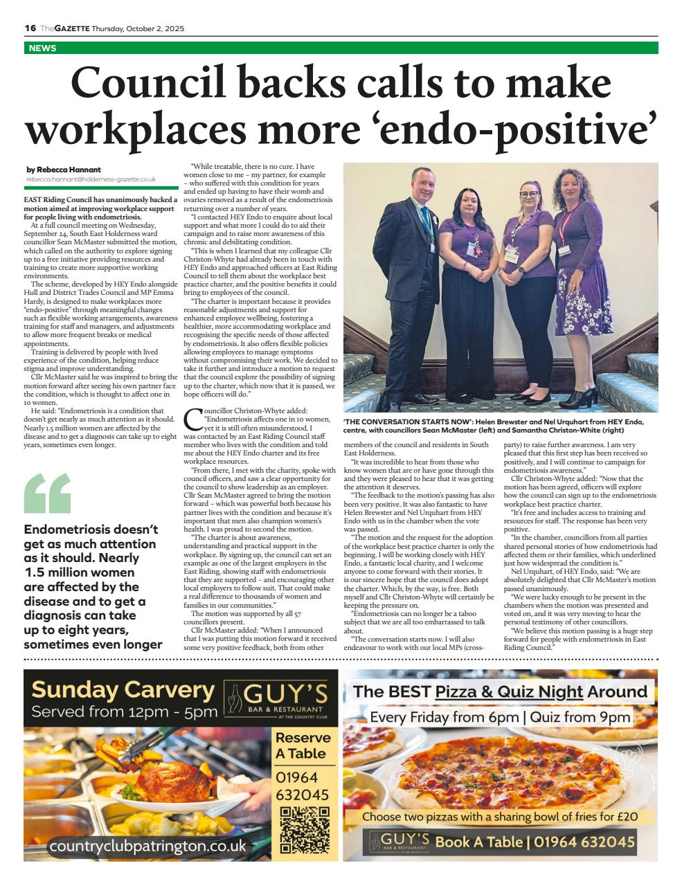 The Holderness & Hornsea Gazette Preview Pages