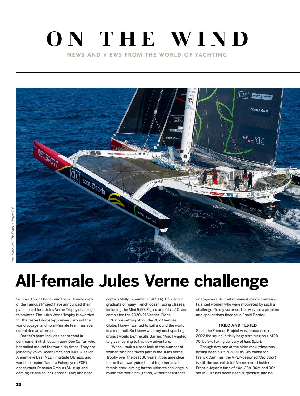 Yachting World Preview Pages