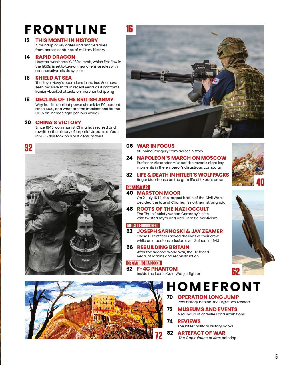 History of War Preview Pages