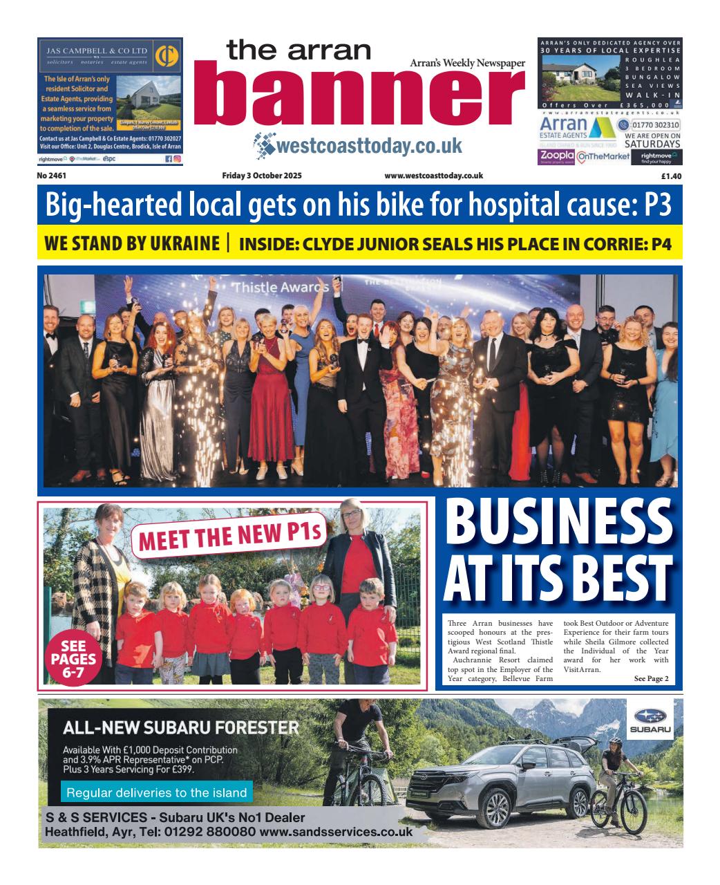 Arran Banner Preview Pages