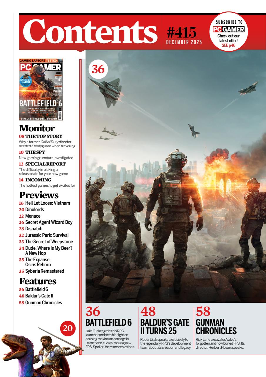 PC Gamer (UK Edition) Preview Pages