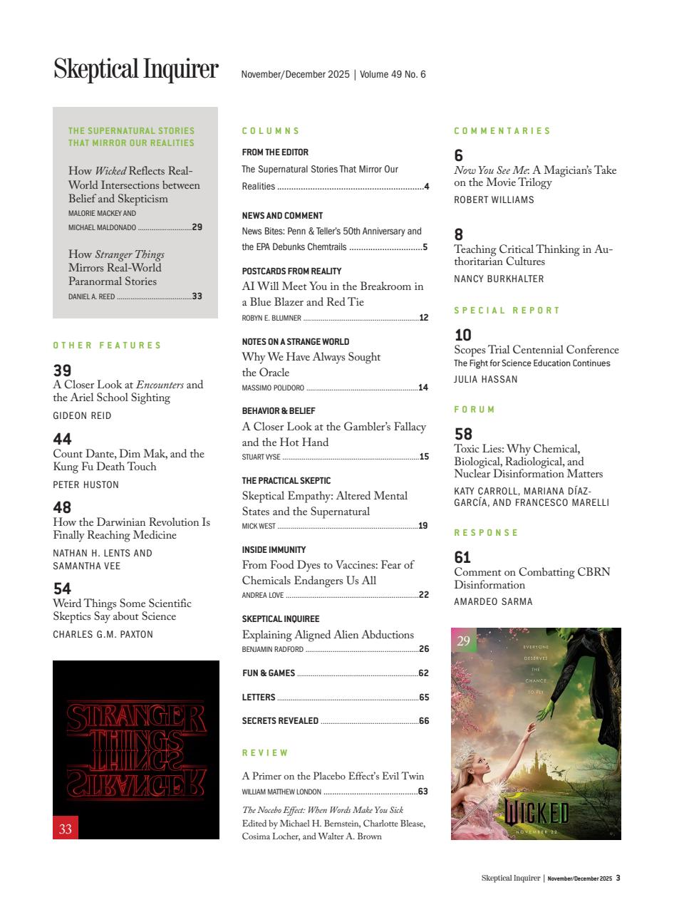 Skeptical Inquirer Preview Pages