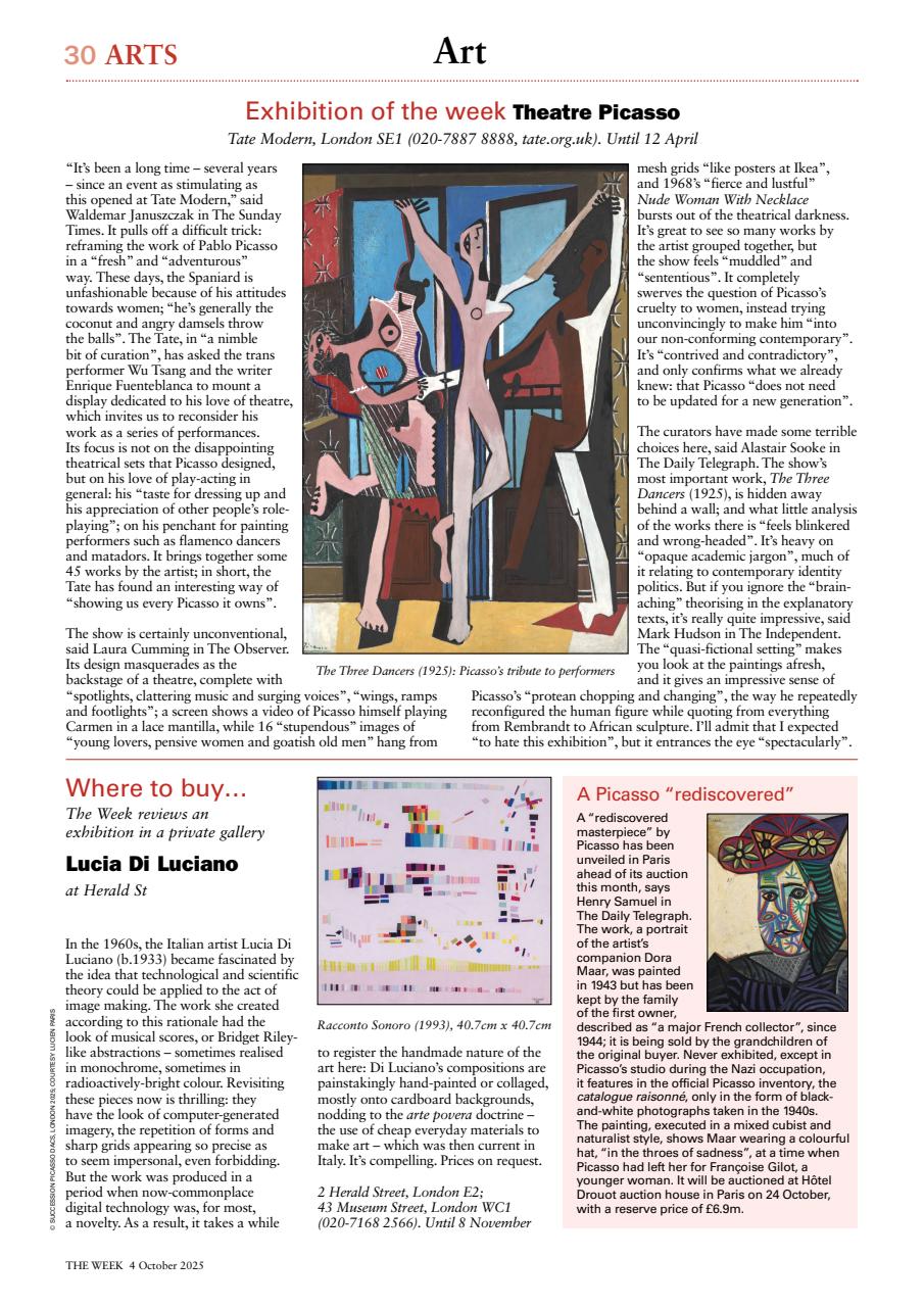 The Week Preview Pages