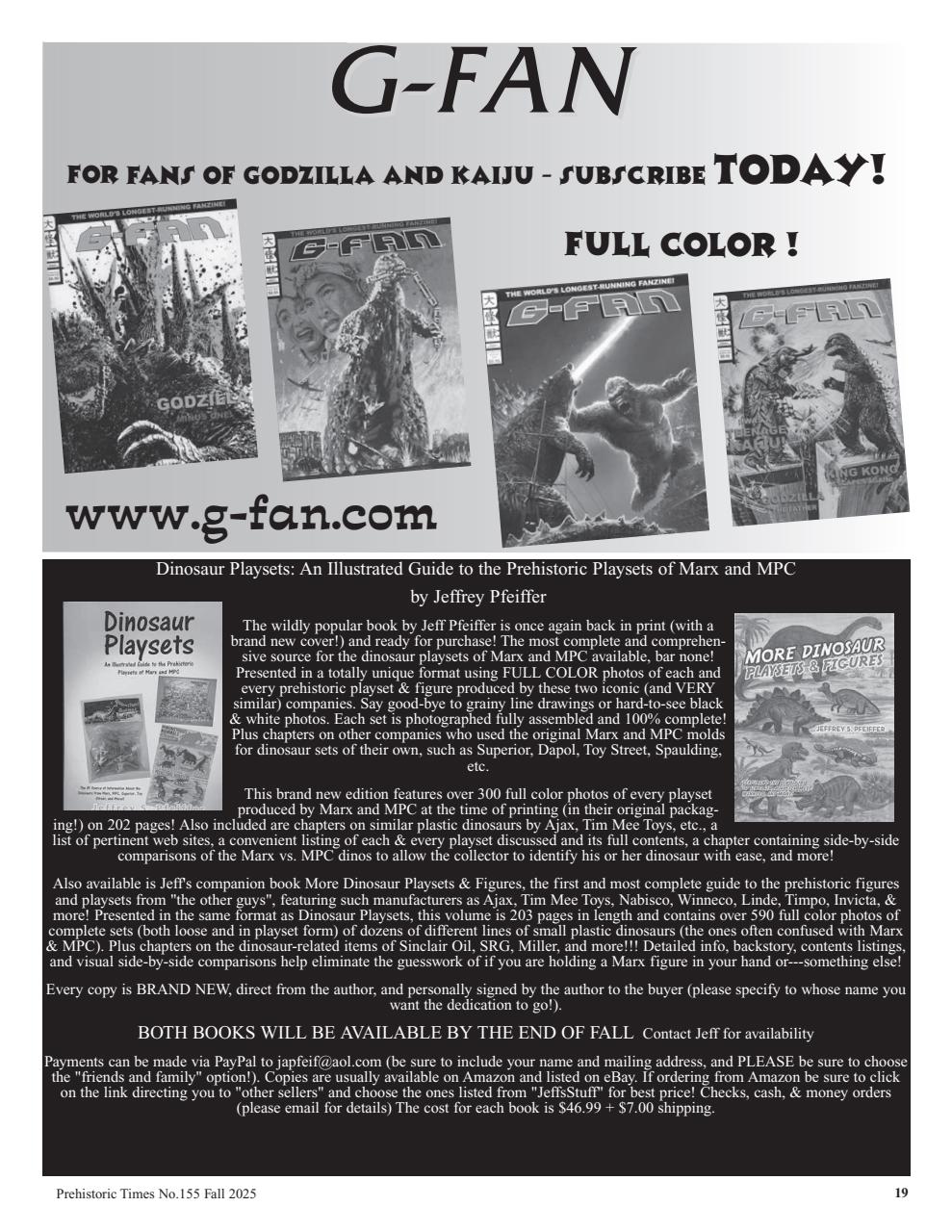 Prehistoric Times Preview Pages