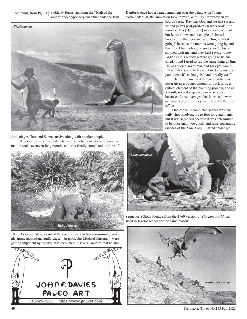 Prehistoric Times Preview Pages