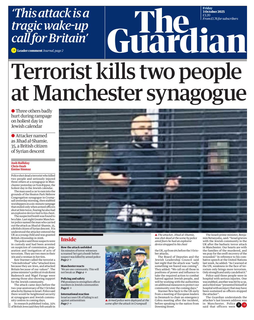 The Guardian Newspaper Preview Pages