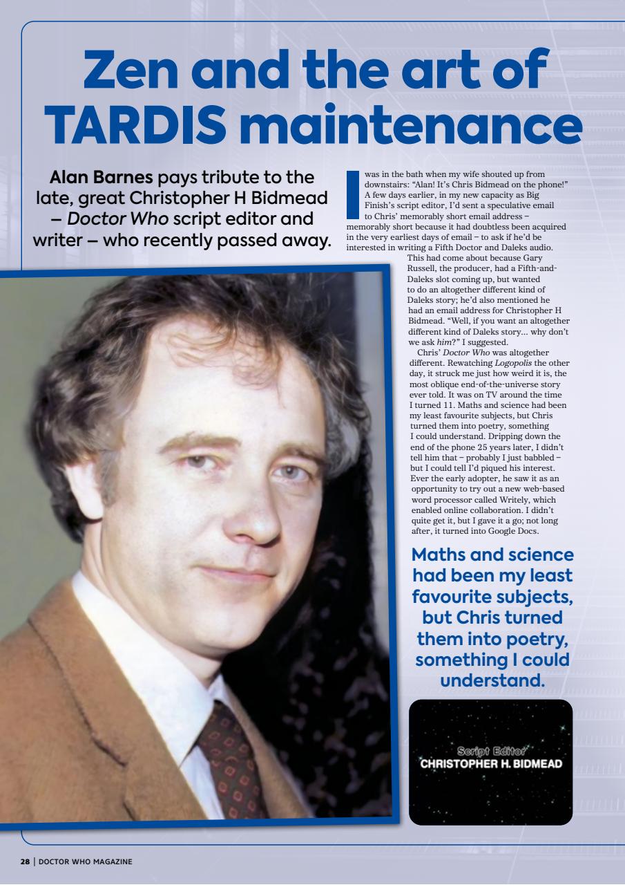 Doctor Who Magazine Preview Pages