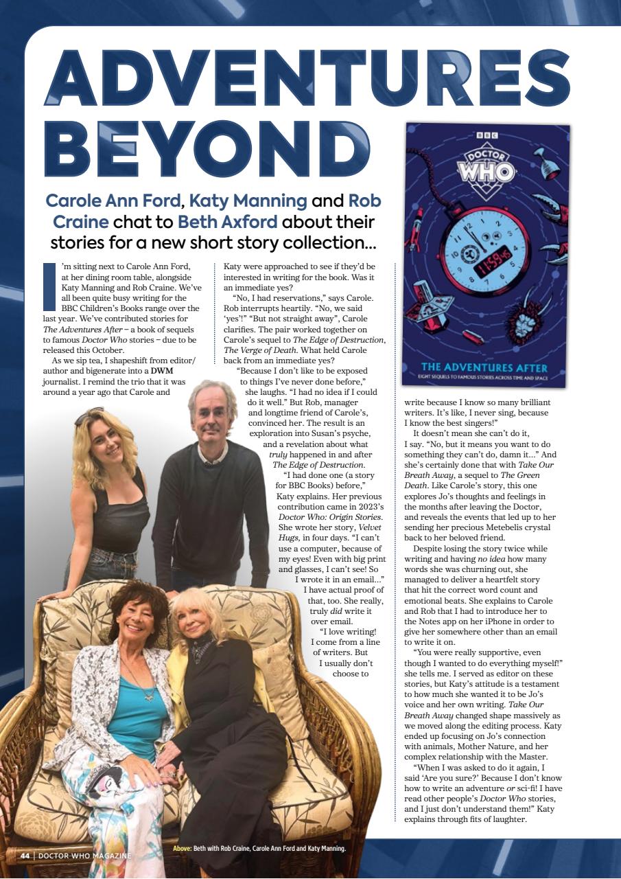 Doctor Who Magazine Preview Pages
