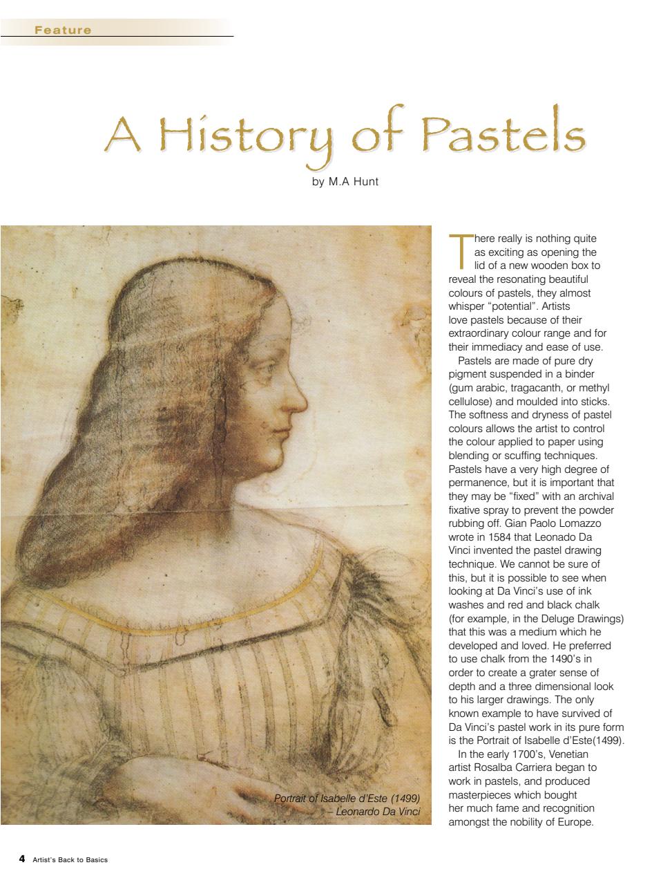 Artists Back to Basics Preview Pages