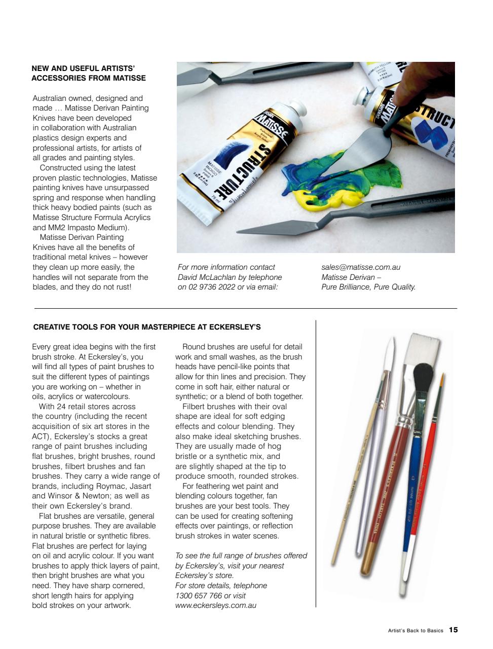 Artists Back to Basics Preview Pages