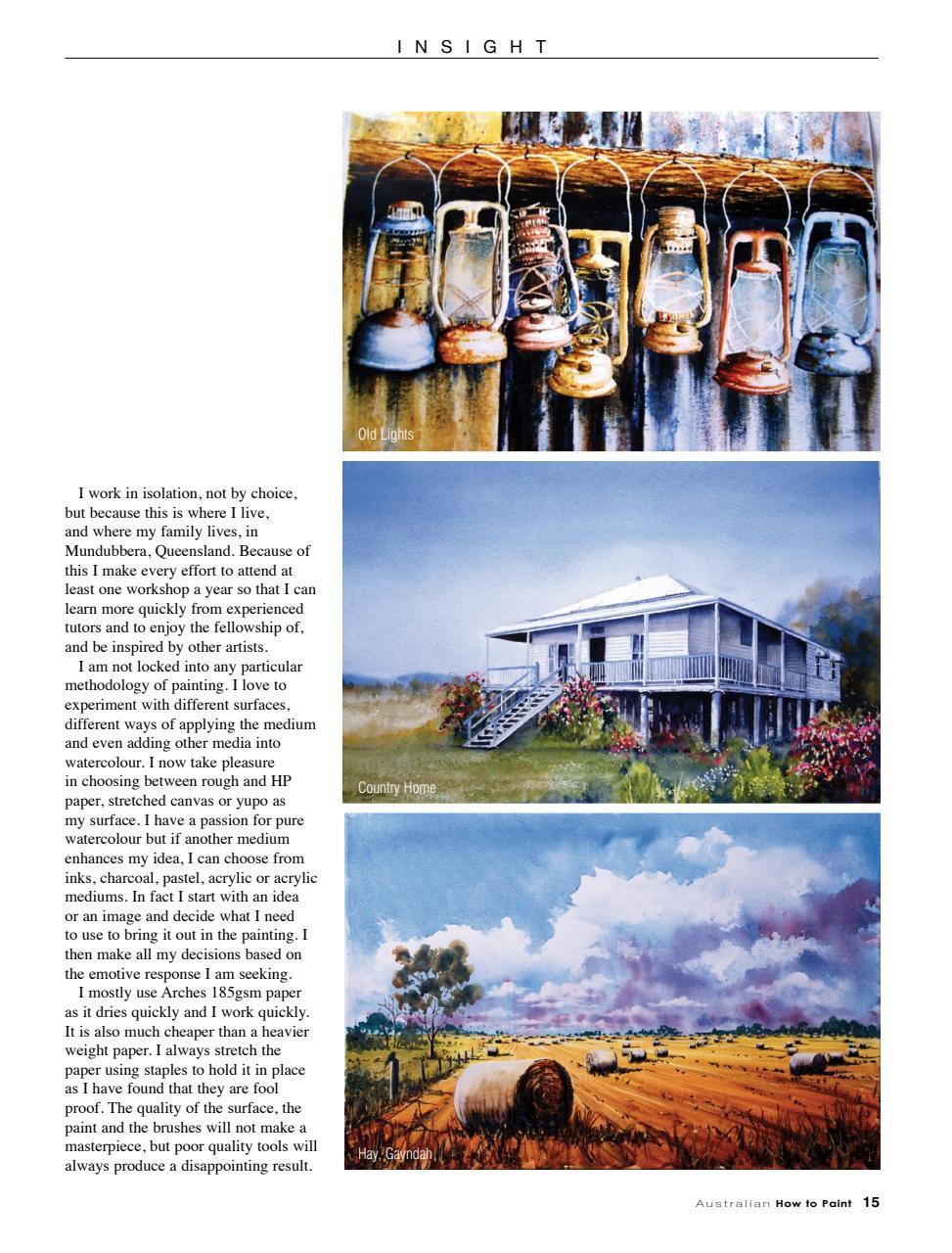 Australian How to Paint Preview Pages