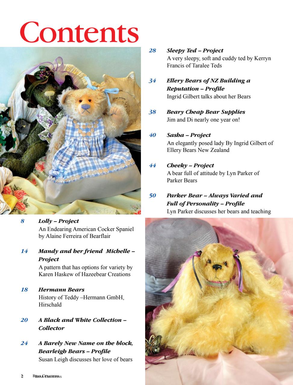 Bear Creations Preview Pages