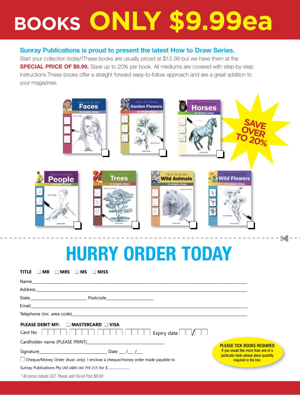 Australian Drawing and Inspiration Preview Pages