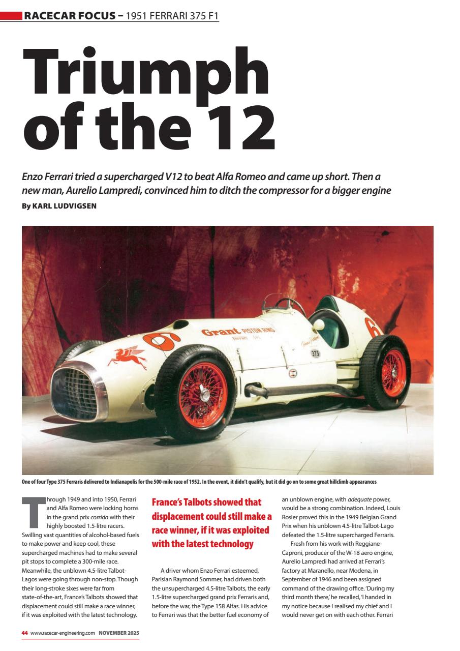 Racecar Engineering Preview Pages