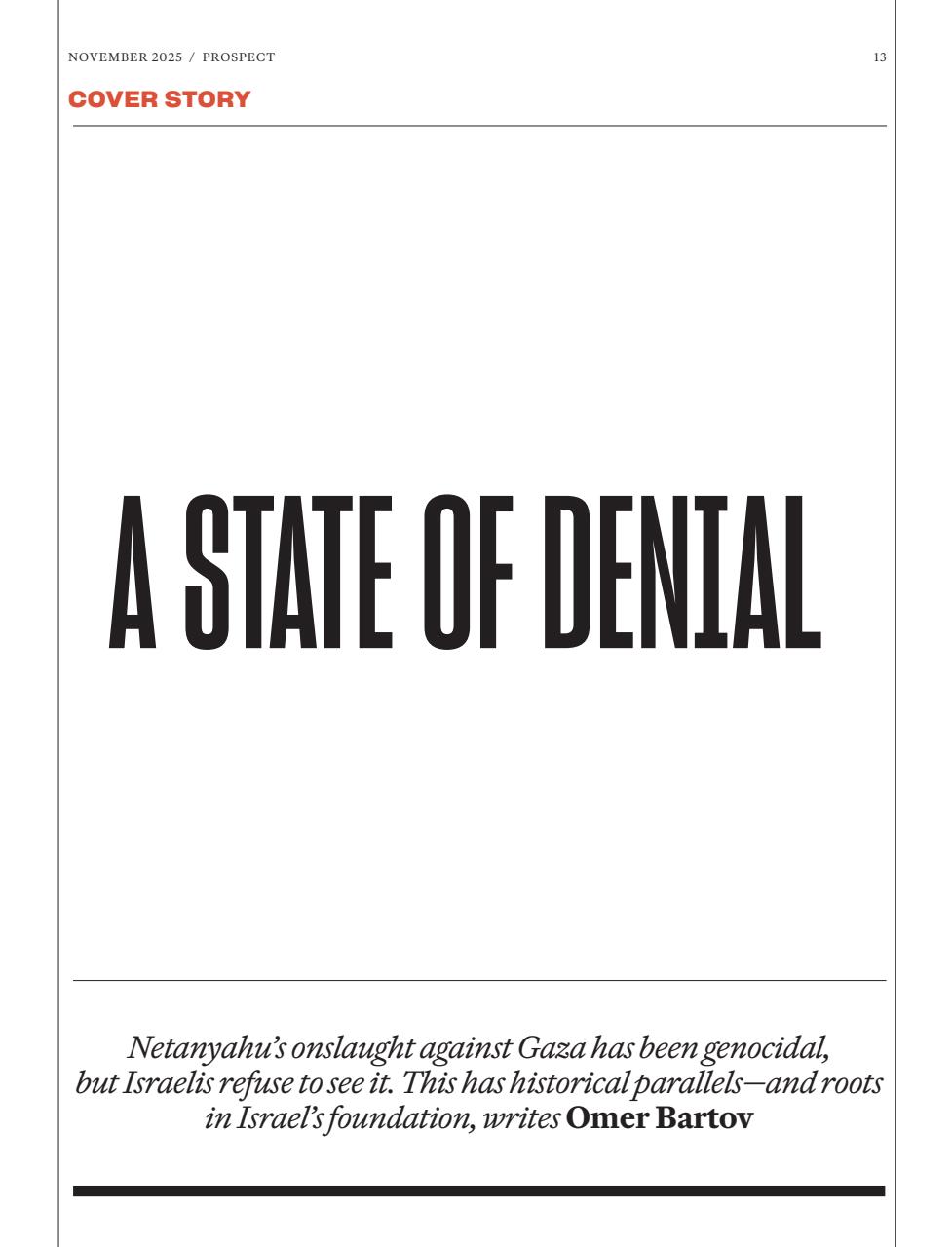 Prospect Magazine Preview Pages