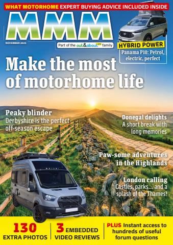 MMM magazine issue MMM November 2025: Make the most of motorhome life