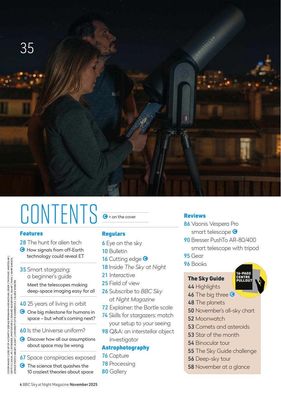 BBC Sky at Night Magazine Preview Pages