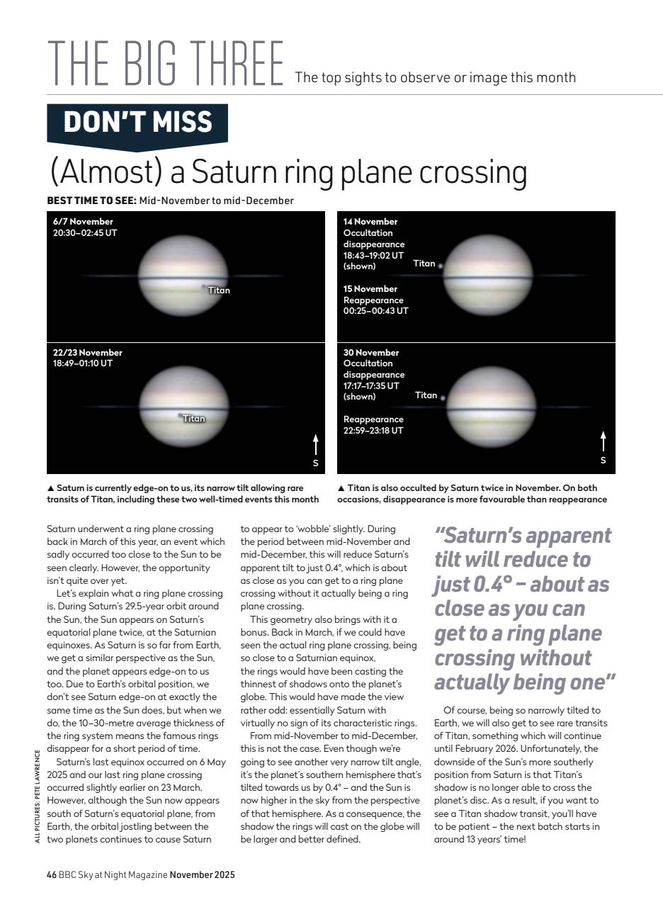 BBC Sky at Night Magazine Preview Pages