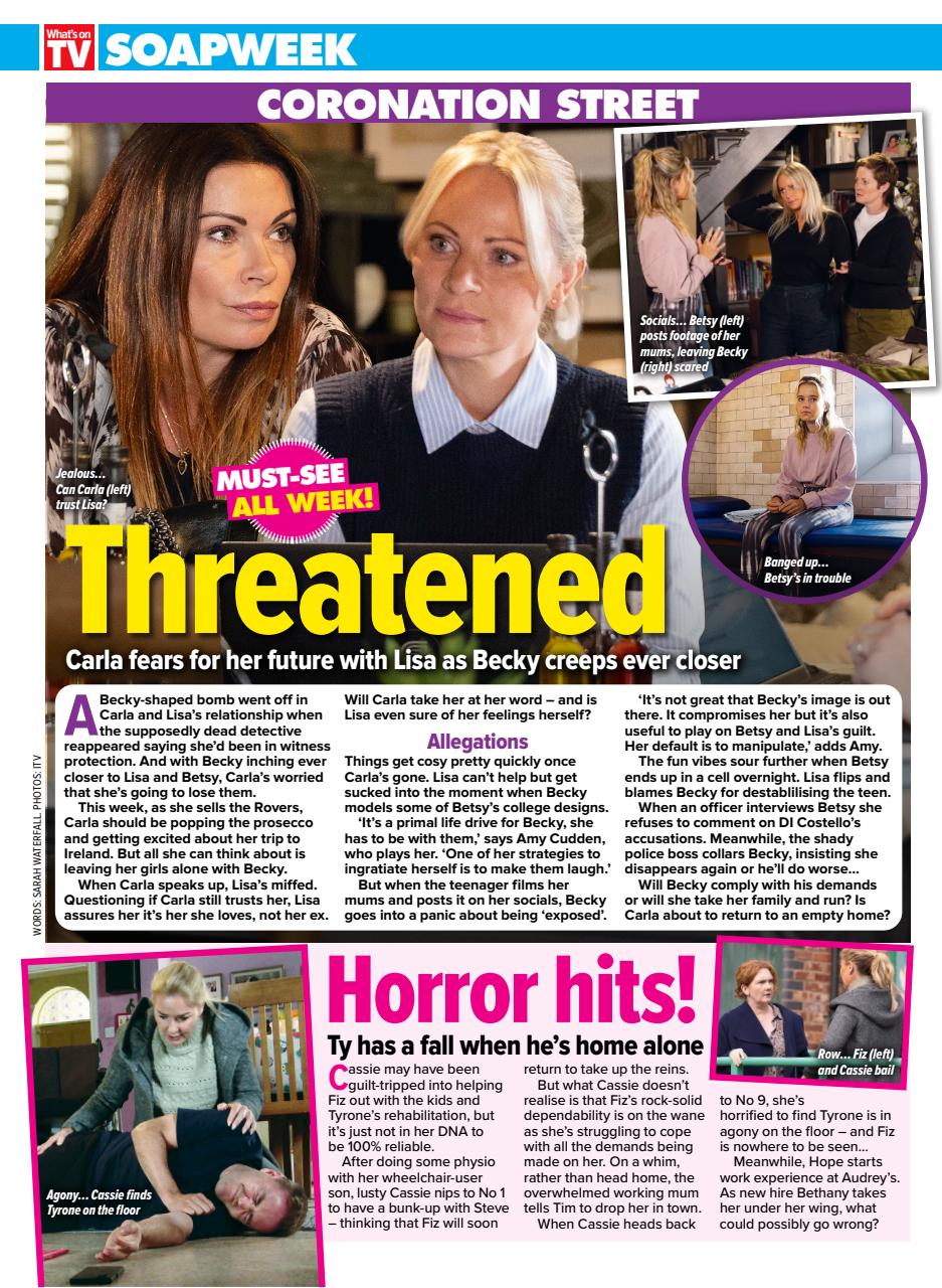 What's on TV Preview Pages