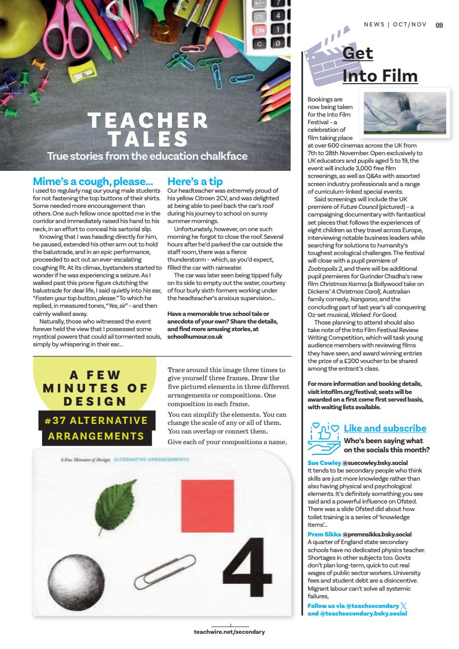 Teach Secondary Preview Pages