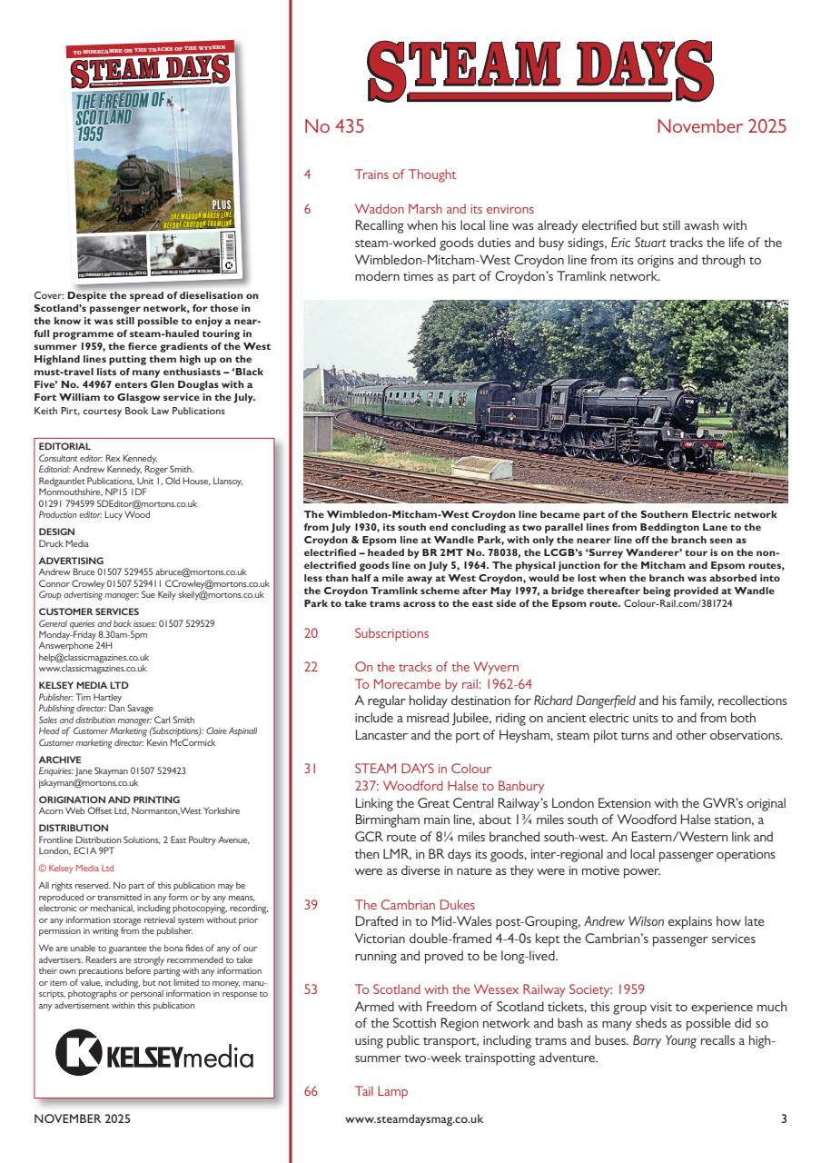 Steam Days Preview Pages