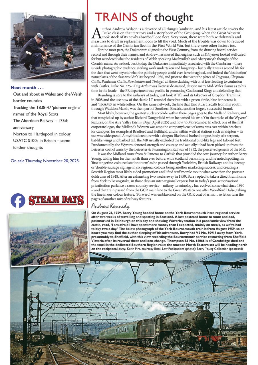 Steam Days Preview Pages