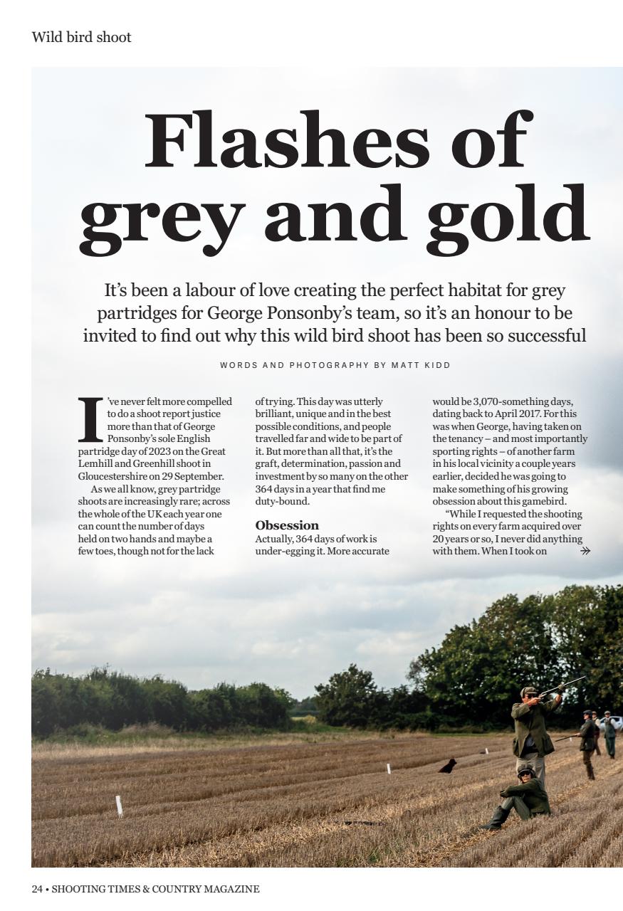 Shooting Times & Country Preview Pages