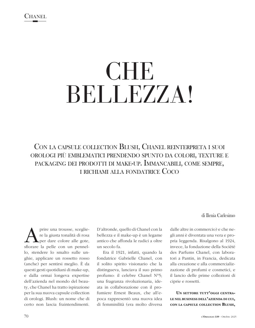 L'Orologio Preview Pages