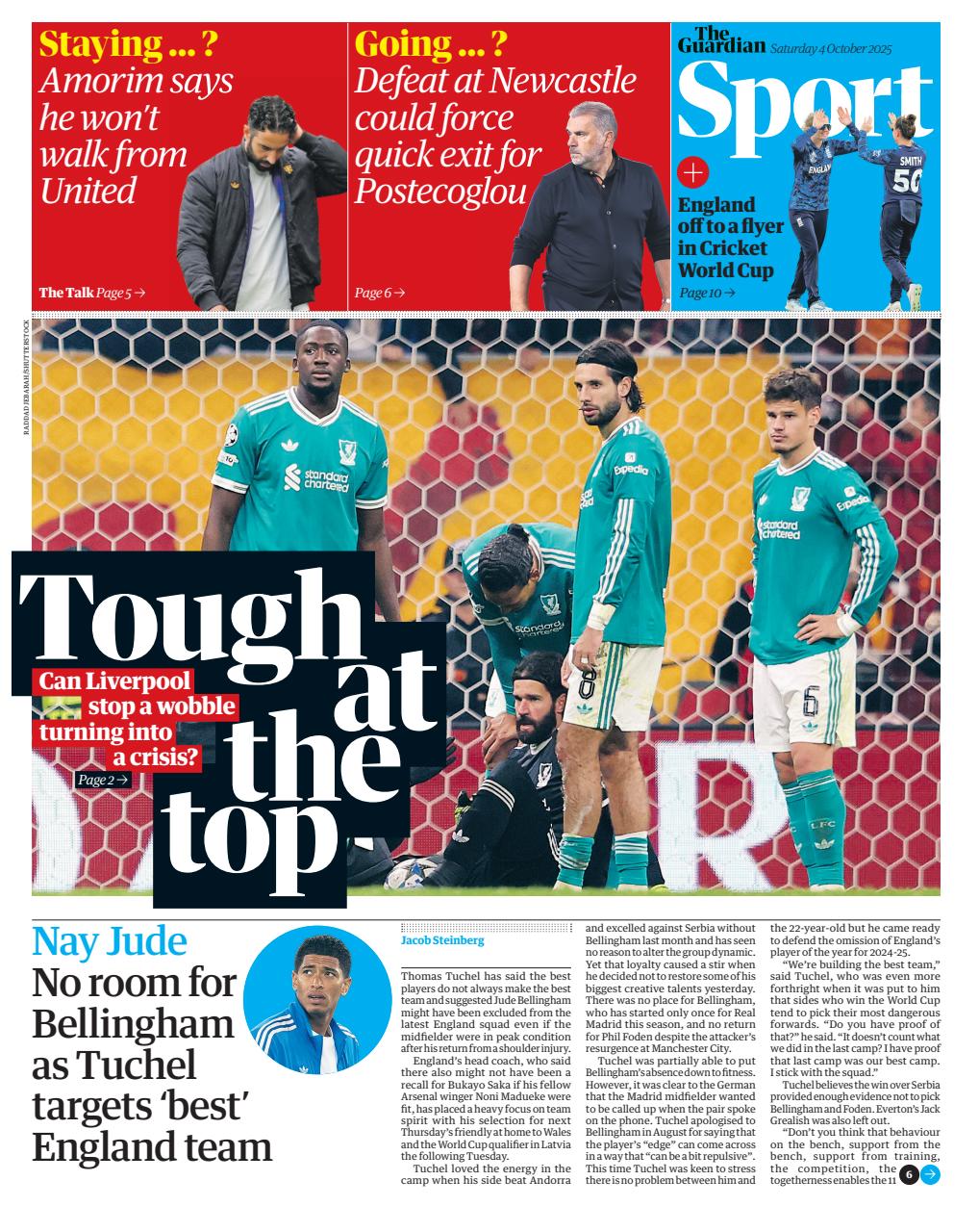 The Guardian Newspaper Preview Pages