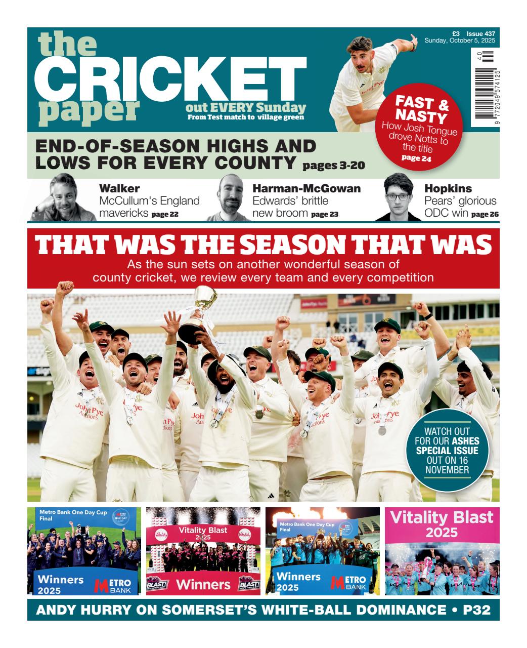 The Cricket Paper Preview Pages