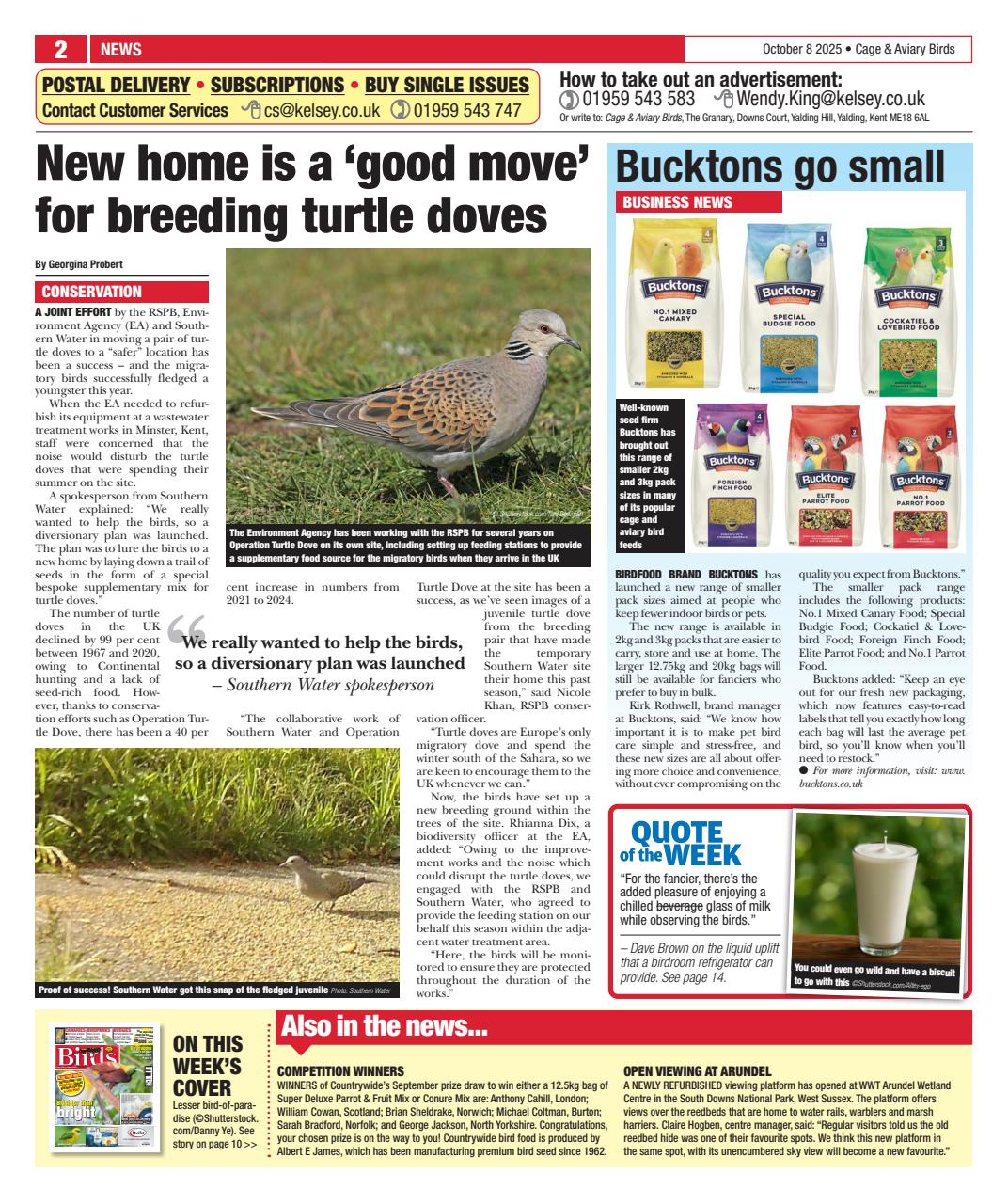 Cage & Aviary Birds Preview Pages