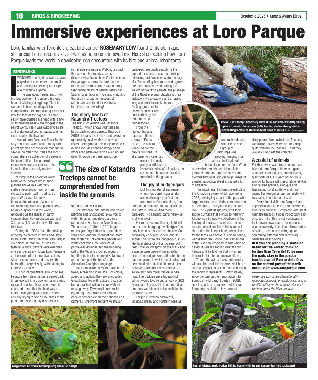 Cage & Aviary Birds Preview Pages