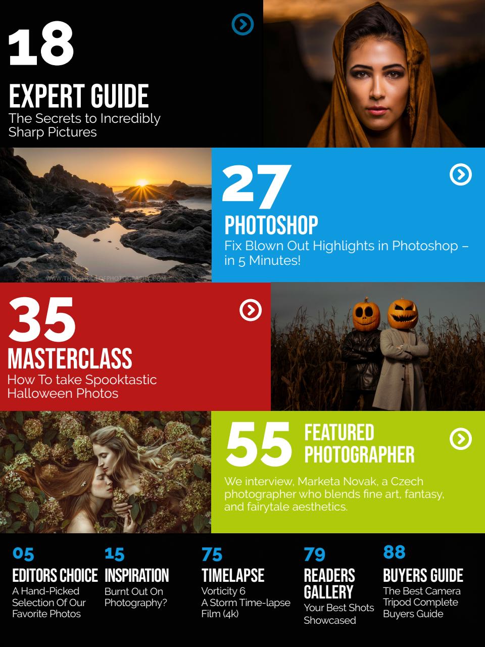 Photography Masterclass Magazine Preview Pages