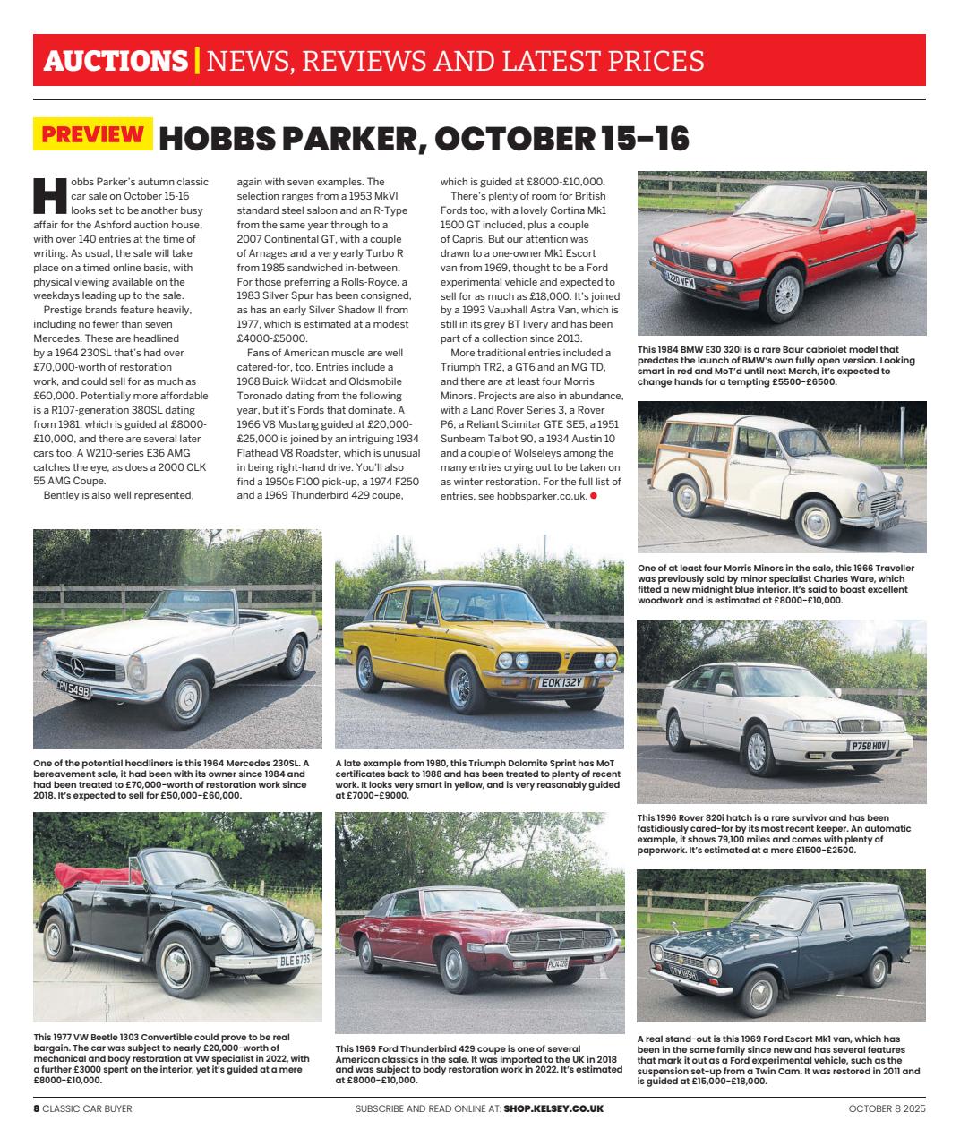 Classic Car Buyer Preview Pages