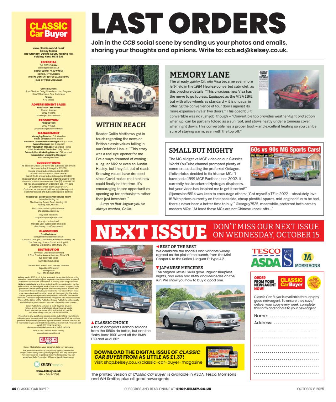 Classic Car Buyer Preview Pages