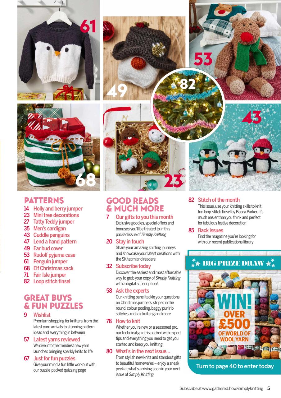 Simply Knitting Preview Pages