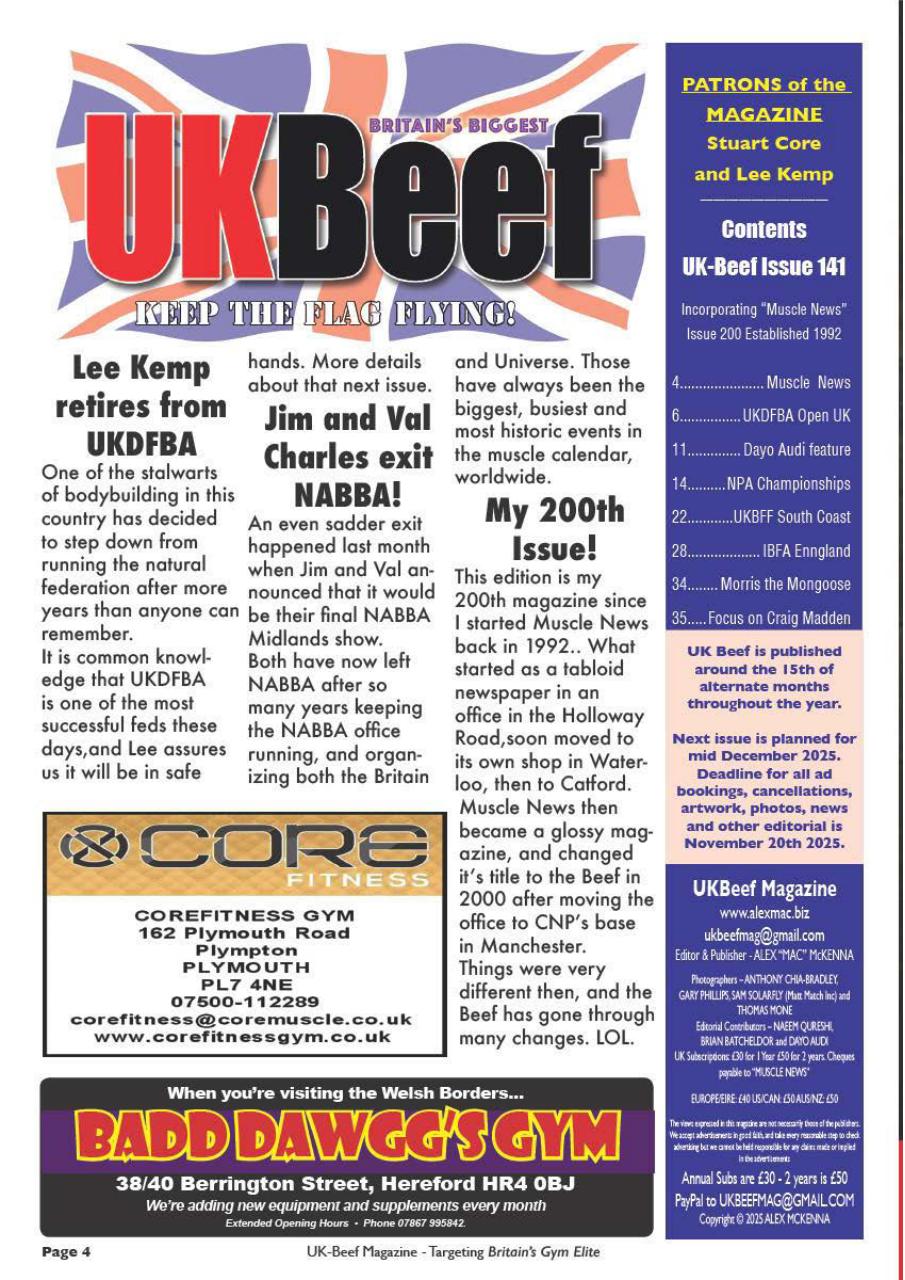 UK Beef Magazine Preview Pages
