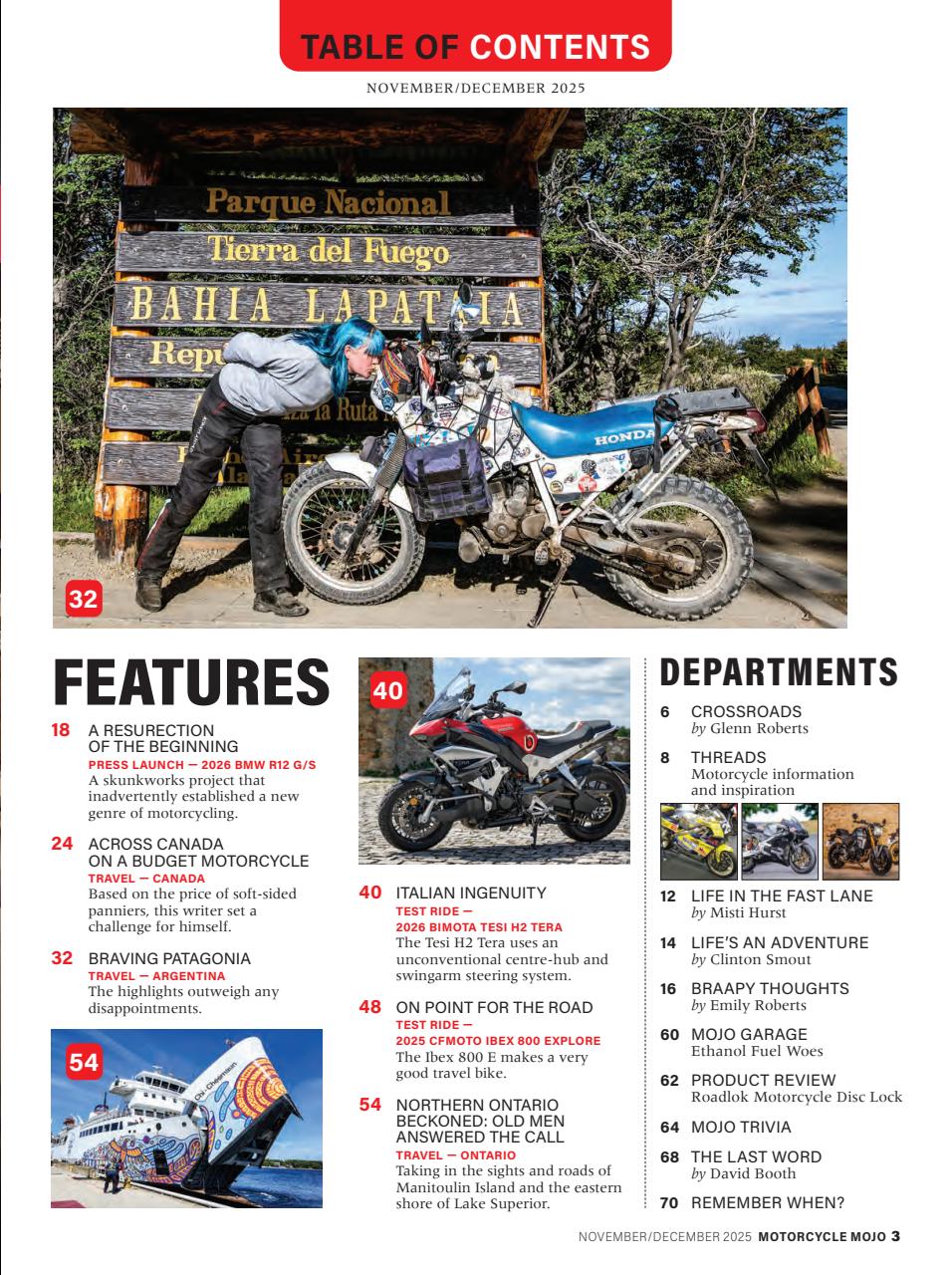 Motorcycle Mojo Preview Pages
