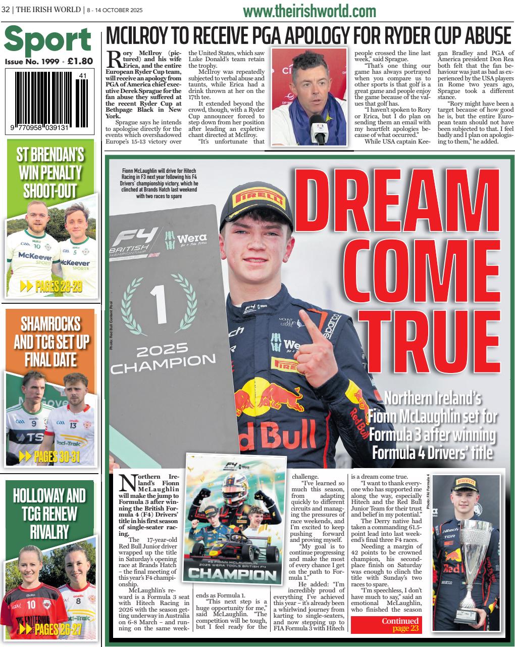 Irish World Preview Pages