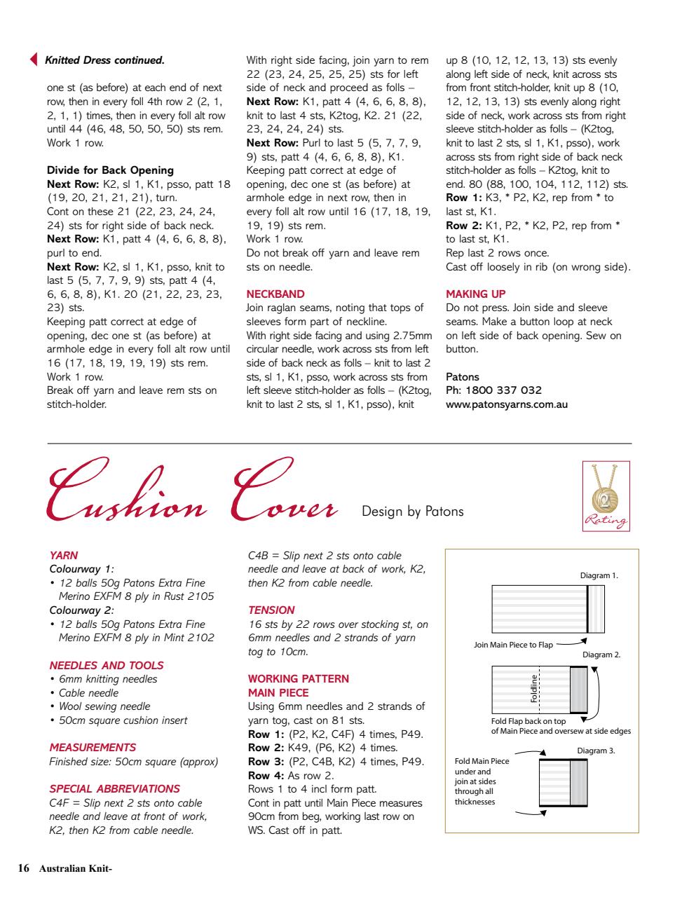 Australian Knitting Preview Pages