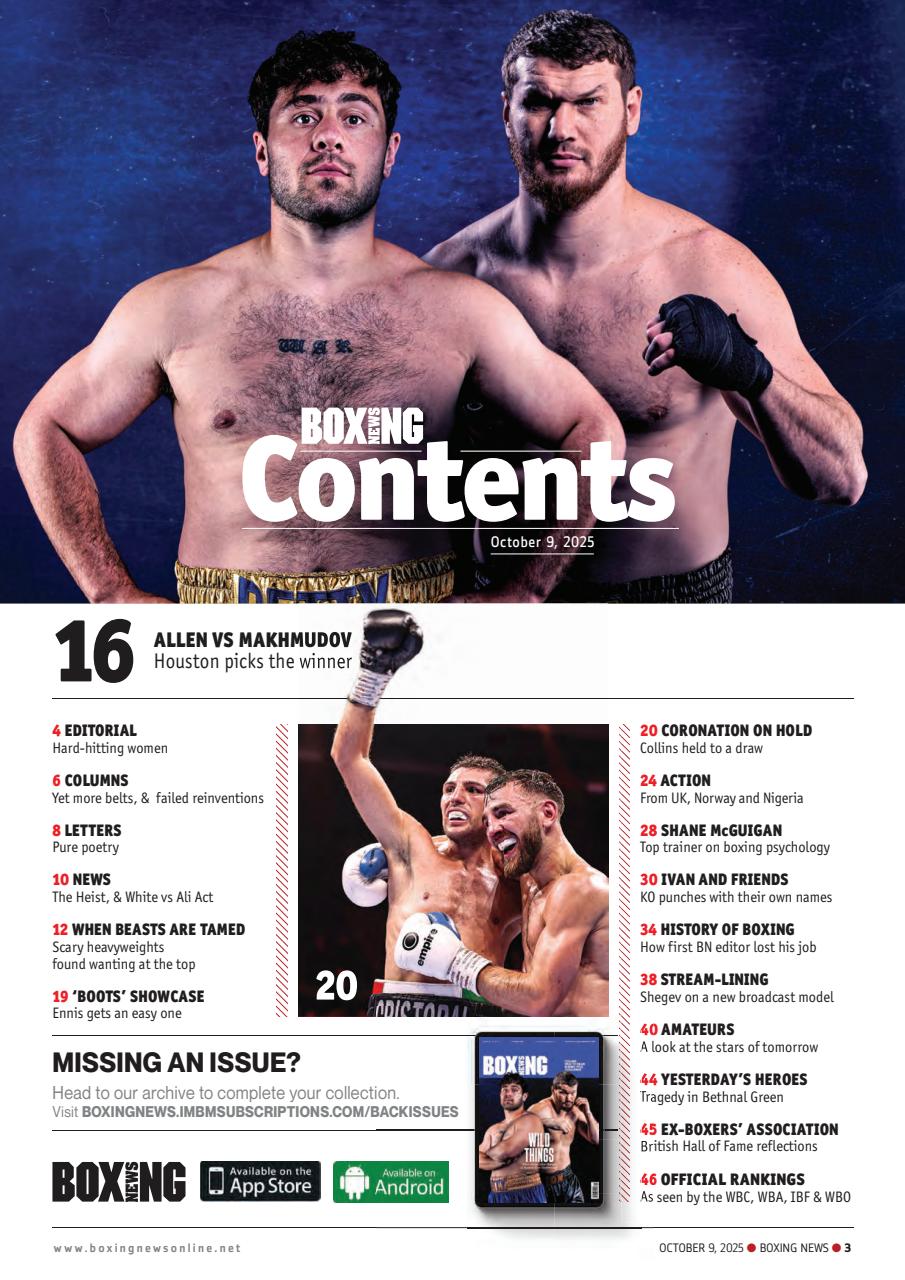 Boxing News Preview Pages