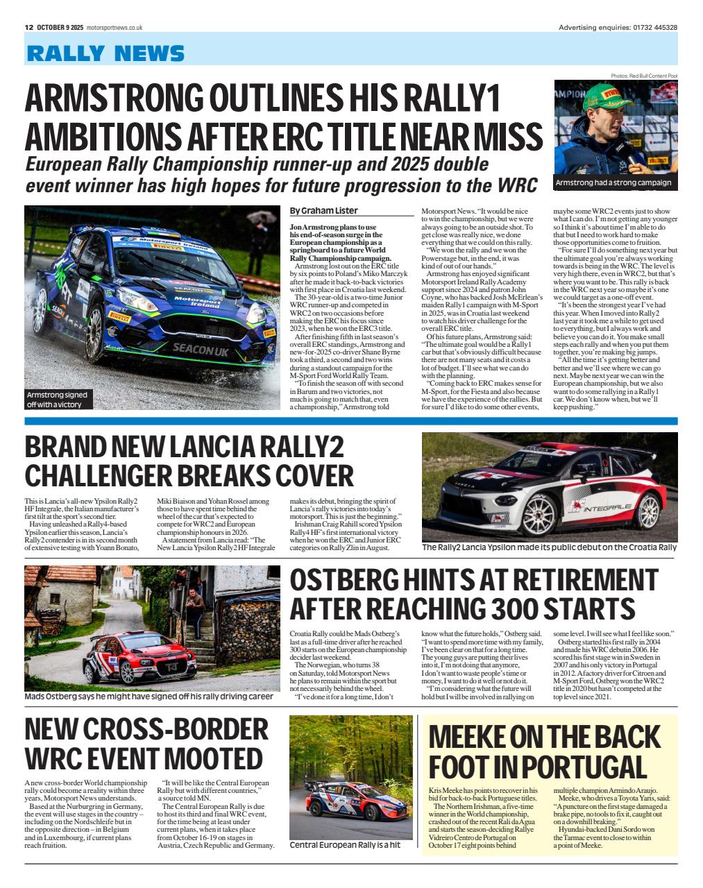 Motorsport News Preview Pages