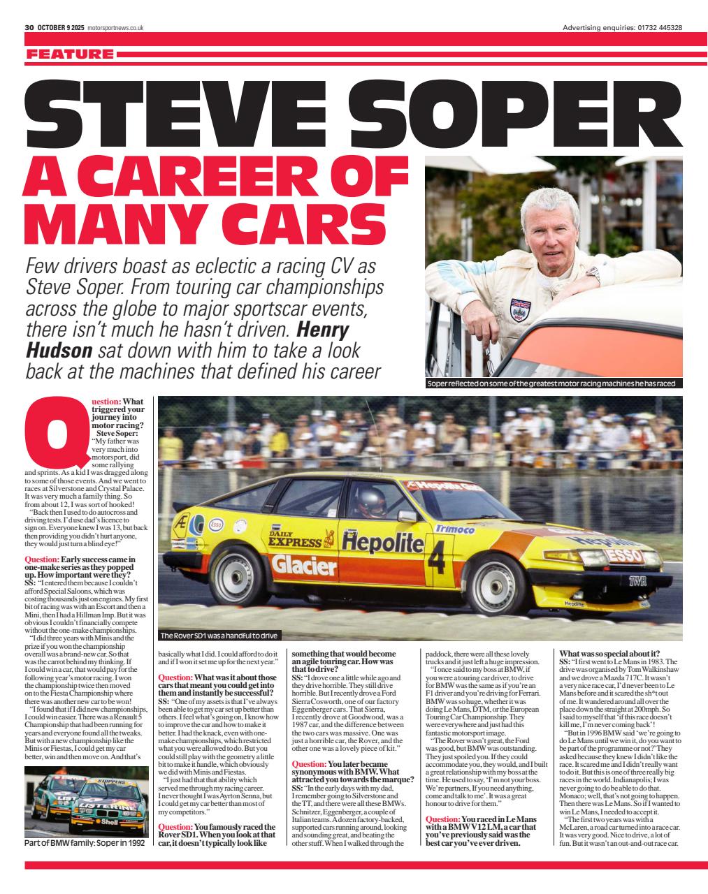 Motorsport News Preview Pages