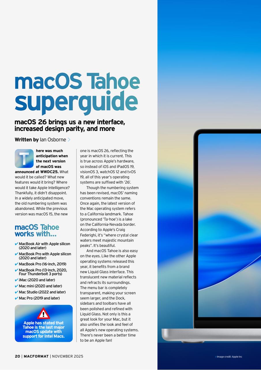 MacFormat Preview Pages