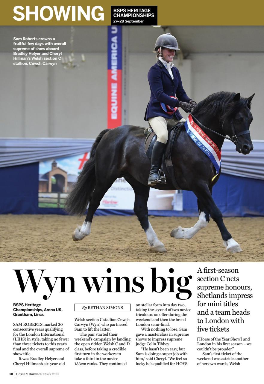 Horse & Hound Preview Pages