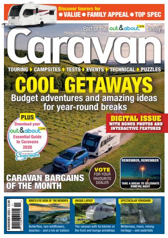 Caravan Magazine issue Cool Getaways - Caravan November 2025